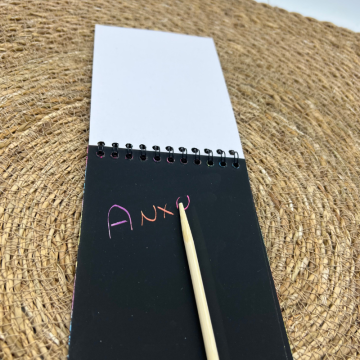 Mini libreta de rascar