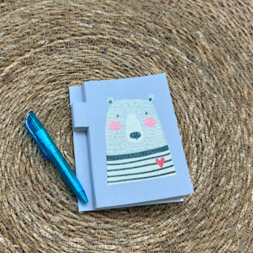 Mini libreta con boli