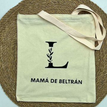 Tote bag con nombre