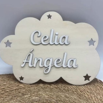 Nube madera personalizada