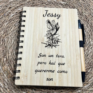 Libreta toxo personalizada