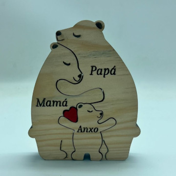 Familia de osos personalizada