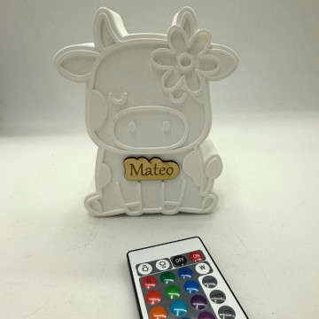 Lámpara Vaca Mú Personalizada
